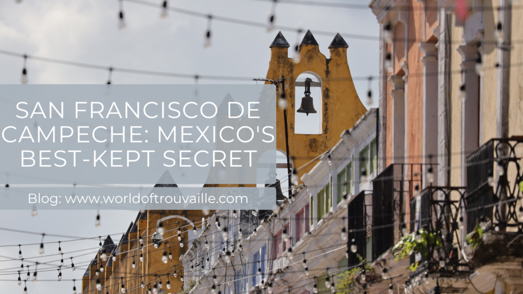 Colorful colonial street in Campeche, Mexico – travel guide photo