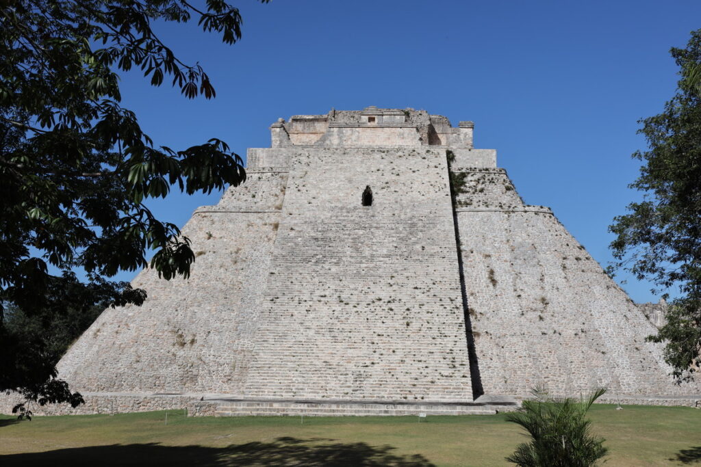 Pyramid of the Magician at Uxmal Mexico – iconic Mayan architecture in the Yucatan