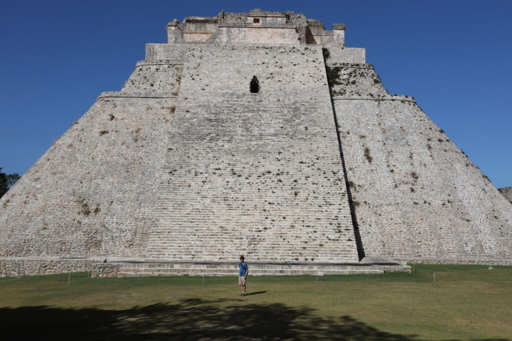 Pyramid of the Magician at Uxmal Mexico – iconic Mayan architecture in the Yucatan