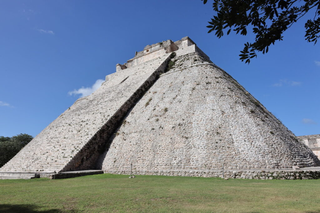 Pyramid of the Magician at Uxmal Mexico – iconic Mayan architecture in the Yucatan