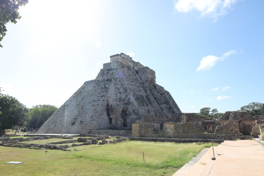Pyramid of the Magician at Uxmal Mexico – iconic Mayan architecture in the Yucatan