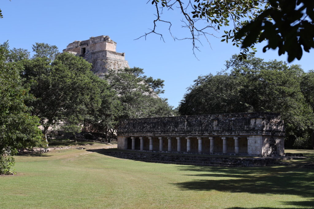 Great Pyramid of Uxmal Mexico – panoramic views over the Mayan archaeological site