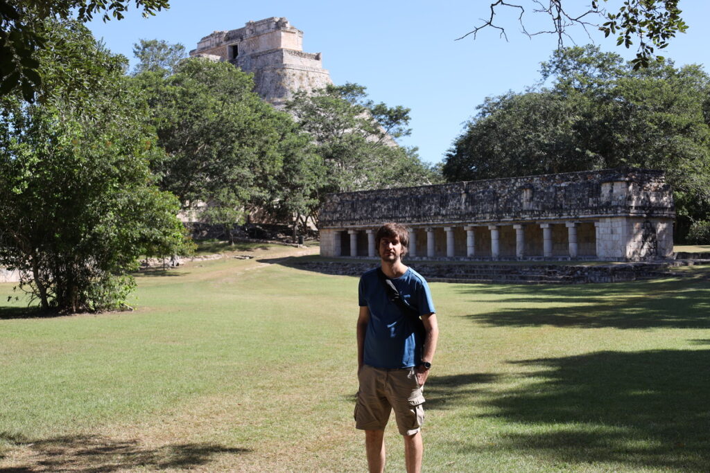 Temple of the Iguanas at Uxmal Mexico – Mayan ruins surrounded by Yucatan wildlife