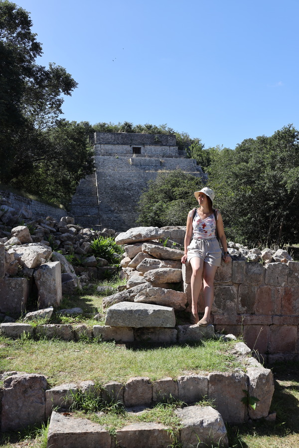 Great Pyramid of Uxmal Mexico – panoramic views over the Mayan archaeological site